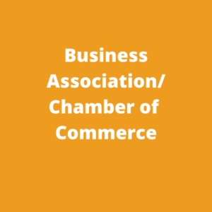 Business association or chamber of commerce Membership